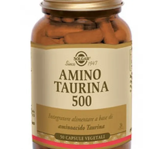 Solgar Amino Taurina 500 50 Capsule Vegetali