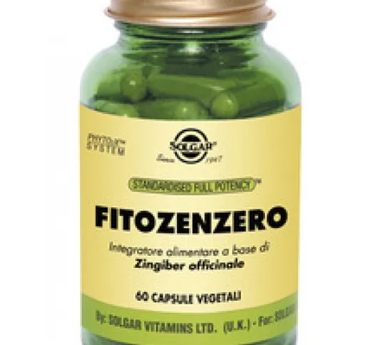 Solgar Fitozenzero 60 Capsule Vegetali