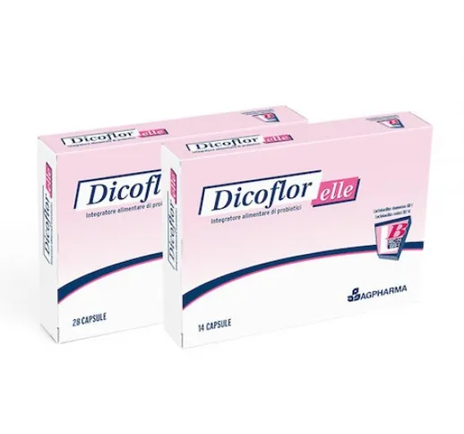 Ag Pharma Dicoflor Elle Integratore Alimentare 14 Capsule