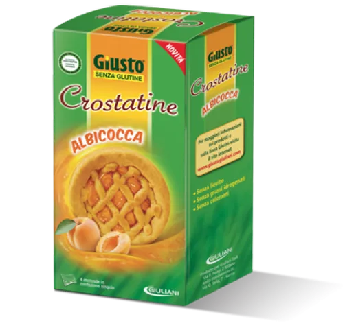 Giusto Crostatine All' Albicocca Senza Glutine 180g