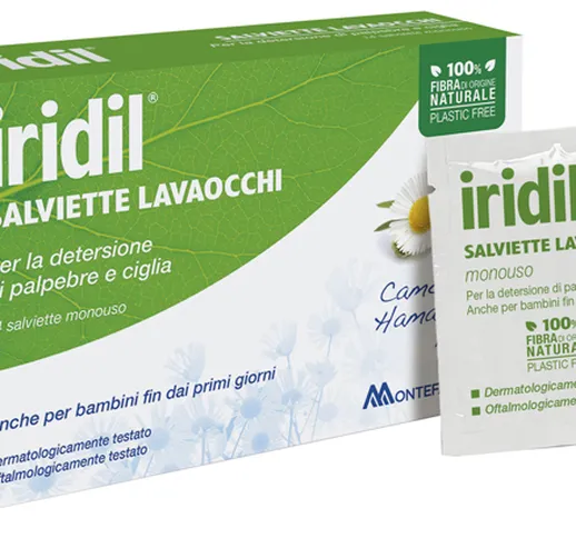 Iridil Salviette Lavaocchi 14 Salviettine Monouso