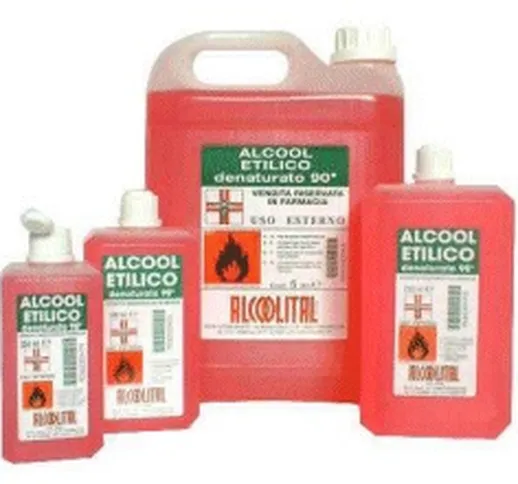 Alcool Etilico Denaturato 90% 250 Ml