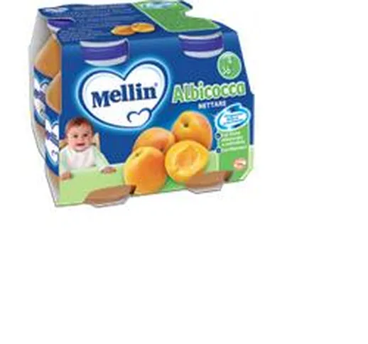 Mellin Nettare Albicocca 125 Ml 4 Pezzi