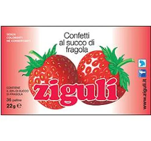 Ziguli Fragola 36 Palline 22 G