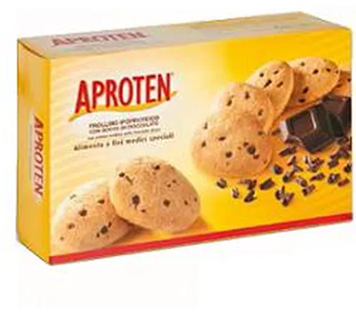 Aproten Biscotti Frollini Con Gocce Di Cioccolato 180 G