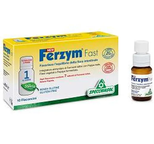 New Ferzym Fast 10 Flaconcini 8 Ml