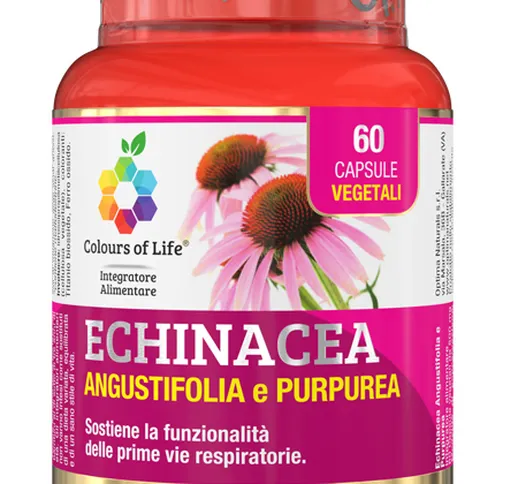 Colours Of Life Echinacea 60 Capsule Vegetali 500 Mg