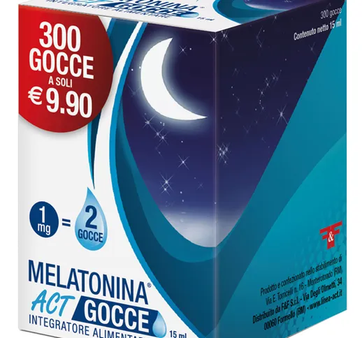 Melatonina Act Gocce 15 Ml