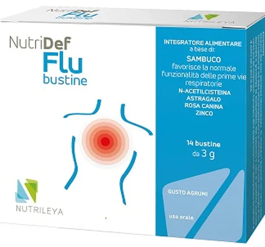 Nutridef Flu 14 Bustine - Influenza Raffreddore