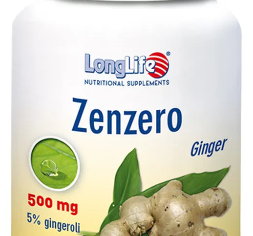 Longlife Zenzero 60 Capsule Vegetali