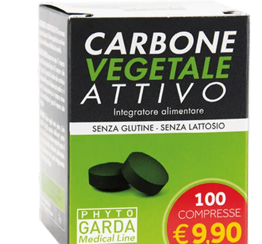 Phyto Garda Carbone Vegetale Attivo Pg Integratore Alimentare 100 Compresse