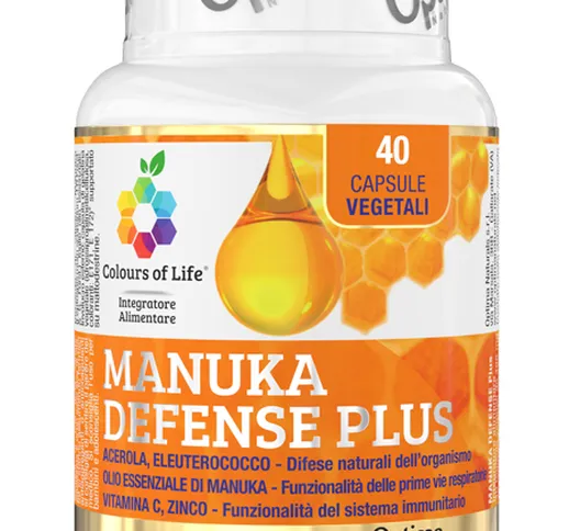 Colours Of Life Manuka Defense Plus 40 Capsule Vegetali 495 Mg