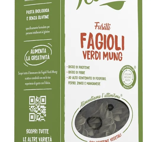 Felicia Bio Fusilli Fagioli Verdi Mung 250 G