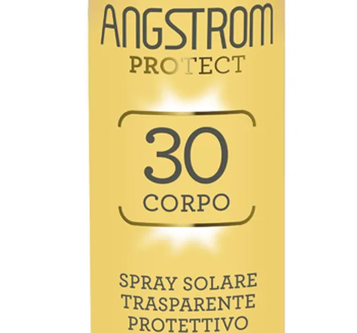 Angstrom Protect 30 Corpo Spray Solare Trasparente 150 Ml