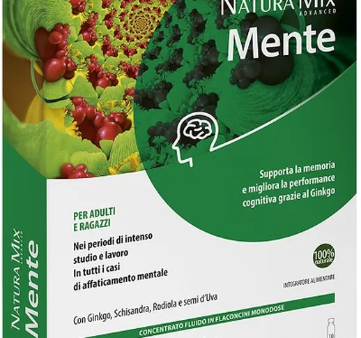 Natura Mix Advanced Mente 10 Flaconcini 150 G