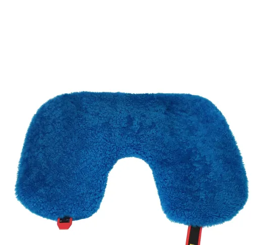 Fendi Idee regalo travel pillow Uomo Pelliccia Blu One Size