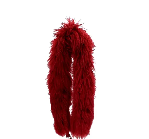 Fendi Tracolle Donna Alpaca Rosso One Size