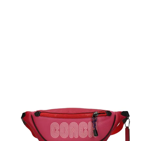 Coach Zaini e Marsupi Donna Pelle Fuxia One Size