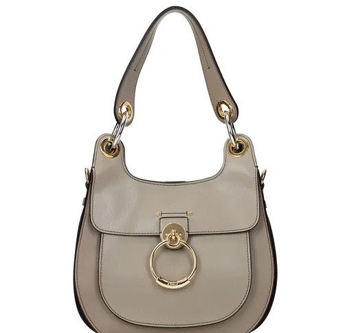 Chloé Borse a Spalla Donna Pelle Grigio Grigio One Size