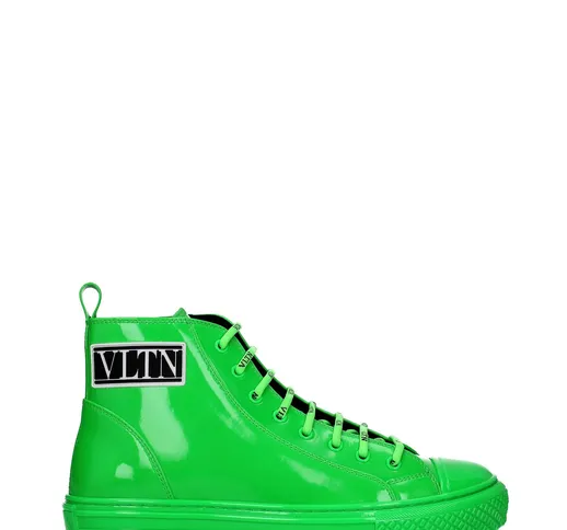 Valentino Garavani Sneakers vltn Uomo Vernice Verde Verde Fluo 42
