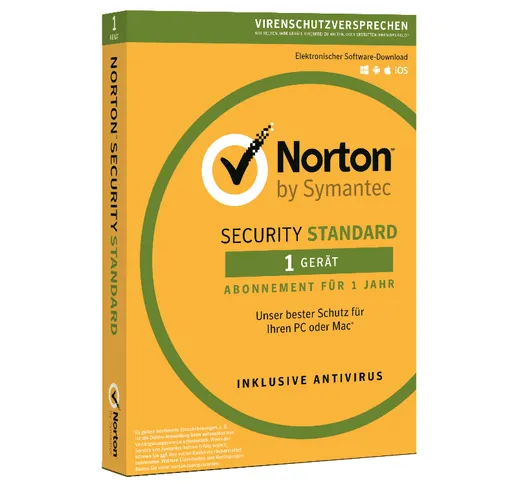 Norton Security 3.0 Standard, 1 dispositivo,1 anno