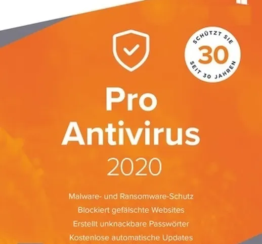  Antivirus Pro 2020 incluso laggiornamento a Premium Security 1 Dispositivo 2 Anni