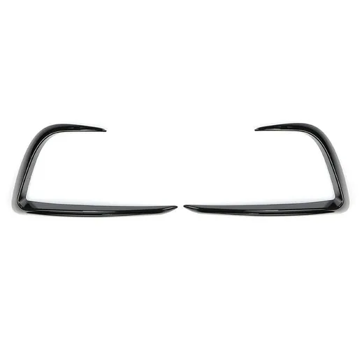 1 Pair of Front Fog Light Cover Eyebrow Cover Trim Frame Replacement for Tesla Model Y 202...