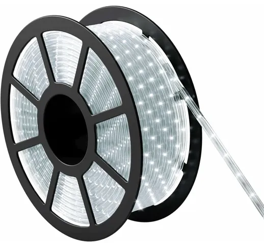 10 Metri Luci Striscia 360 LED Luci Natalizie Funziona a Corrente Colore a scelta(Bianco c...