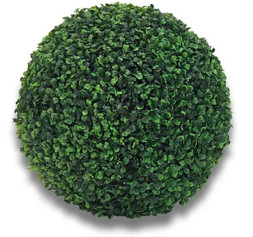 10 sfere bosso artificiale sintetica foglie verdi buxus finto palla 40 cm