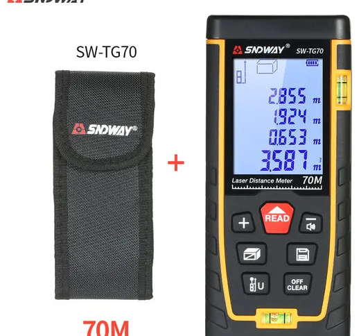 Sndway - 70 m telemetro tenuto in mano | SW-TG70, senza spedizioni batteria - SW-TG70, sen...