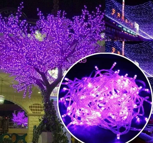 100M 600 LED String Lights Carnevale Matrimonio Illuminazione da giardino per interni all'...