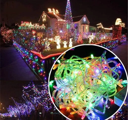 100M 800 LED String Lights Carnevale Matrimonio Illuminazione da giardino per interni all'...