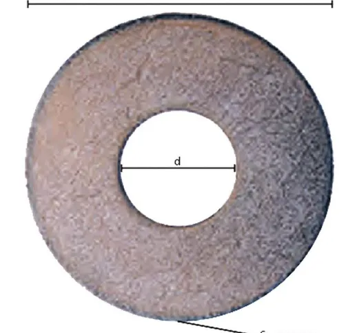 100PZ rondella grembialina m 14- 3,0 x 42 x 15 mm