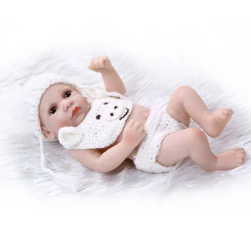 10in Reborn Baby Rebirth Doll Regalo per bambini Tutti i gel di silice Ragazza
