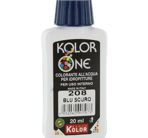 12Pz Colorante Kolor One Ml.20 N.208 Blu Scuro