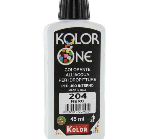 12Pz Colorante Kolor One Ml.45 N.204 Nero