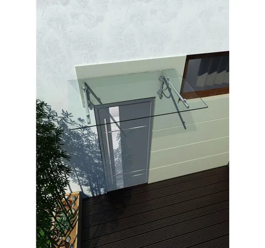 150 x 90 cm Vetro tettoia Baldacchino di vetro Baldacchino Casa della porta VSG