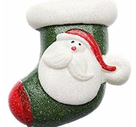 1PC Natale a forma di cartone animato Adesivo magnetico Natale pupazzo di neve Babbo Natal...