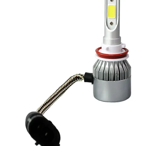 Happyshopping - 1Pcs Car LED Headlight LED Driving Light Lampadina per fari Kit di convers...
