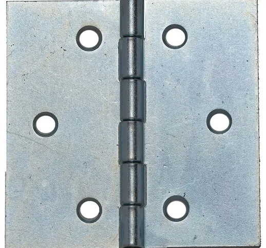 Koncreto - 1PZ cerniera quadra in acciaio zincato mm 70 x 70 - pz. 2