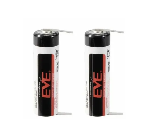 Tutte Le Marche - 2 Batteria speciale Stilo Litio AA EVE ER14505 CNA 3.6 V 2700 mAh