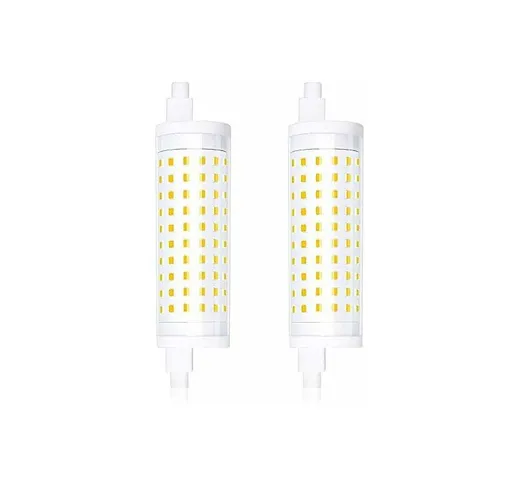 2-PCS dimmerabile 15W R7S 118 millimetri lampadina LED lineare lampada J118 T3 220V 360 gr...