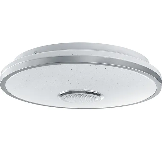 200W 40CM Lampada da soffitto moderna a LED per musica con altoparlante RGB Lampada Blueto...