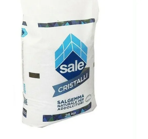 25 kg sacchi di SALE in cristalli per depuratori addolcitori acqua zolle