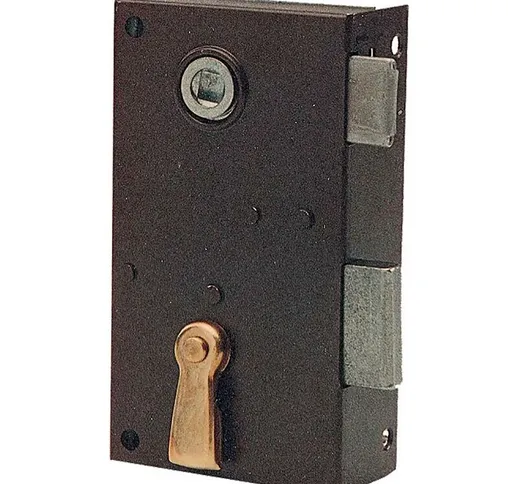 2PZ serratura verticale da applicare art. 185 e 45 - lunghezza mm 70 dx