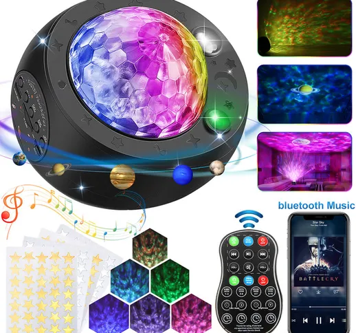 Insma - modalità di controllo led Galaxy Starry Sky Projector Lampada Bluetooth Music Spea...