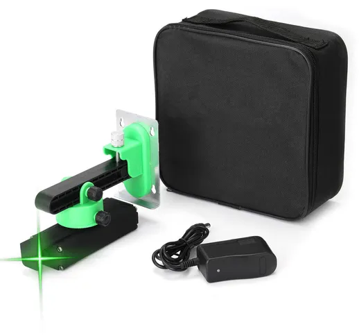 360¡ã Superbright Green Laser Line Walling Machine Set Staffa a parete con manopola di reg...