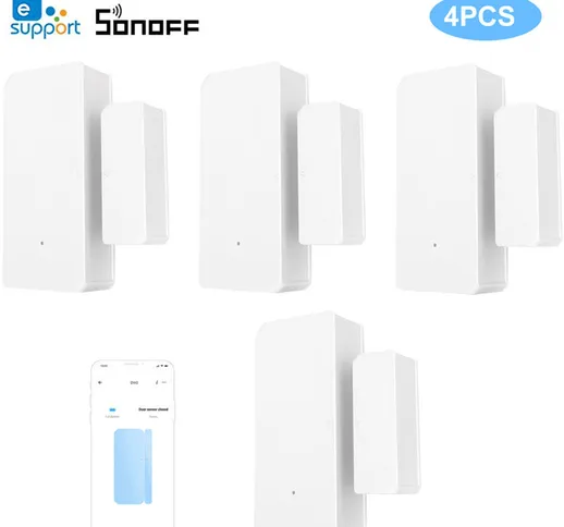 4 installate smart phone di porte e finestre magnetica allarmi  DW2 supporto WiFi modello...