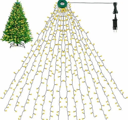 400 luci led per albero di Natale, 2 m di altezza 16 luci per albero di Natale 90 cm 120 c...