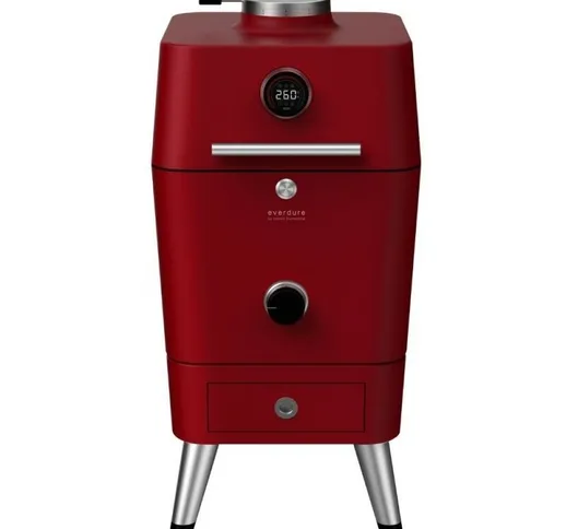 4K kamado tecnologico all-in-one di Everdure by Heston Blumenthal Rosso - Rosso